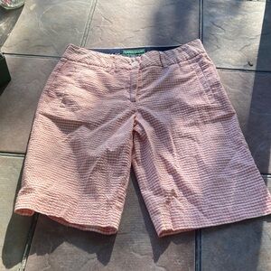 Tommy Hilfiger Pink Gingham Check Women's Shorts